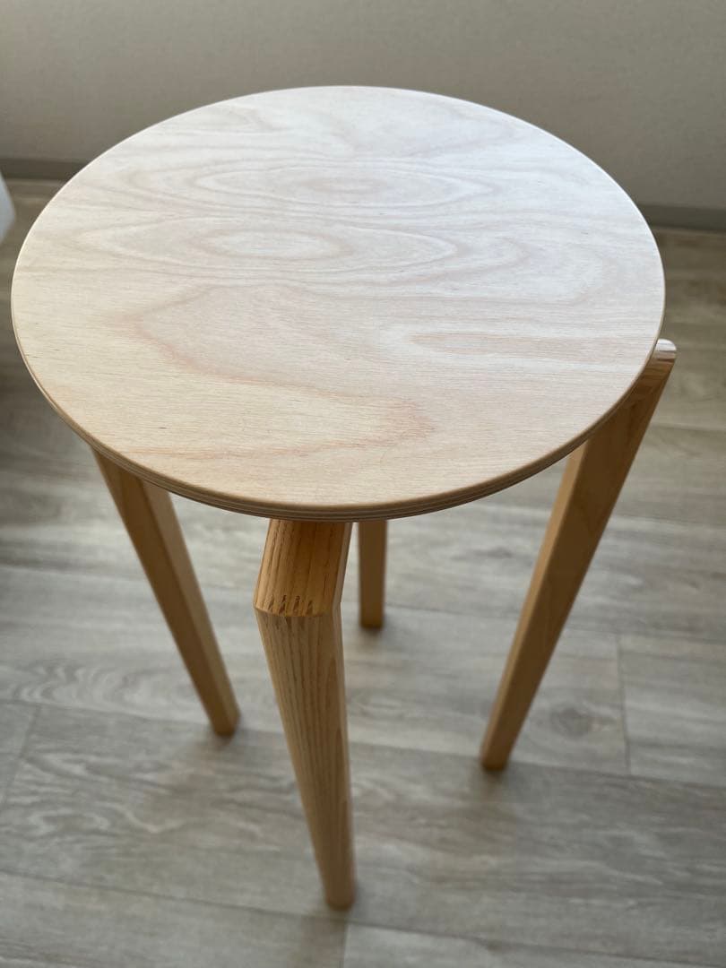 【美品】木のマッシュルーム　スツール　【定価¥22,000】