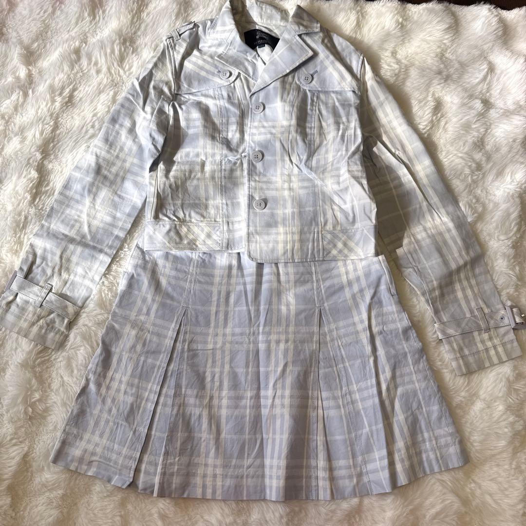 BURBERRY チェック柄 スカートセットアップ