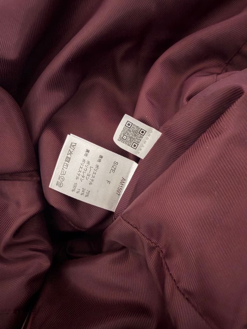 ワンピース andmary Lulu check set mini dress red