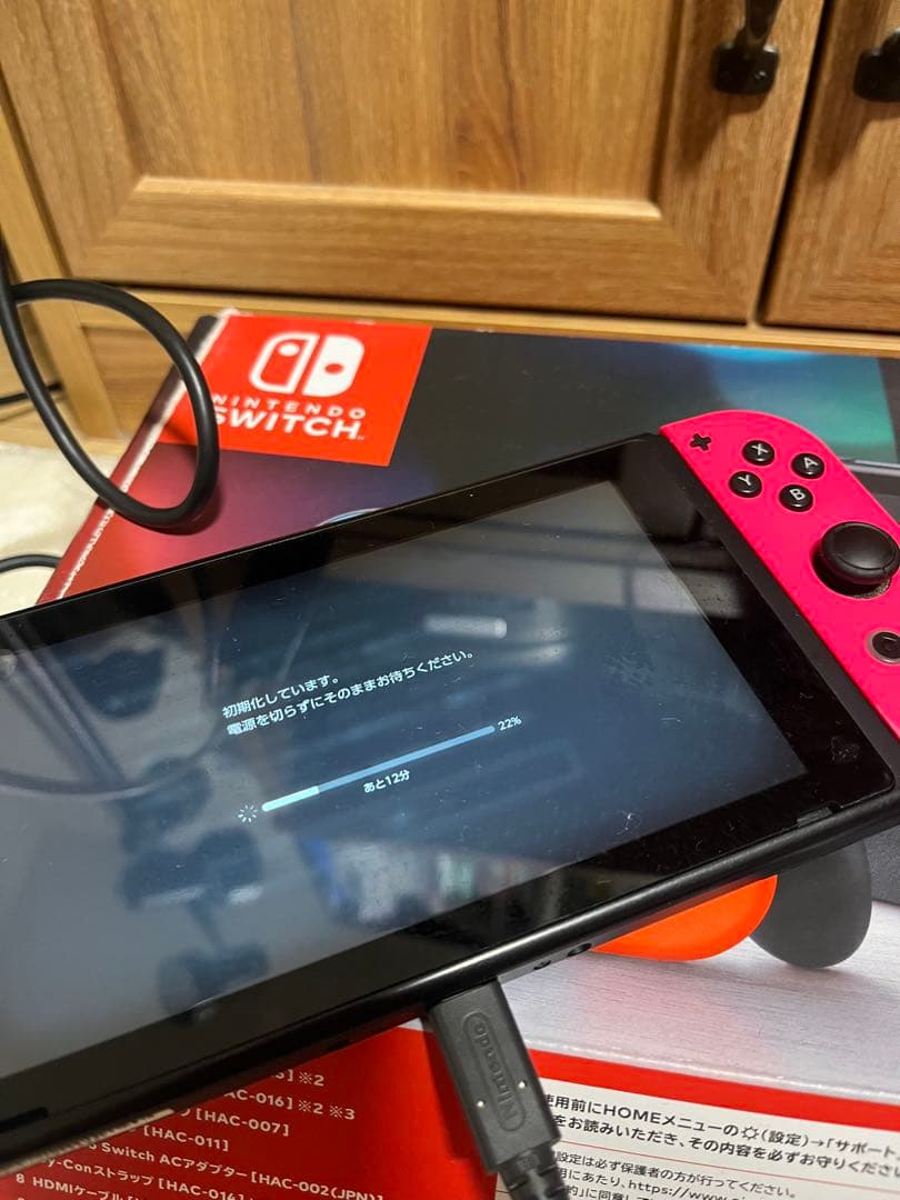 初代NintendoSwitch ネオンブルー/ネオンレッド ※注意事項あり