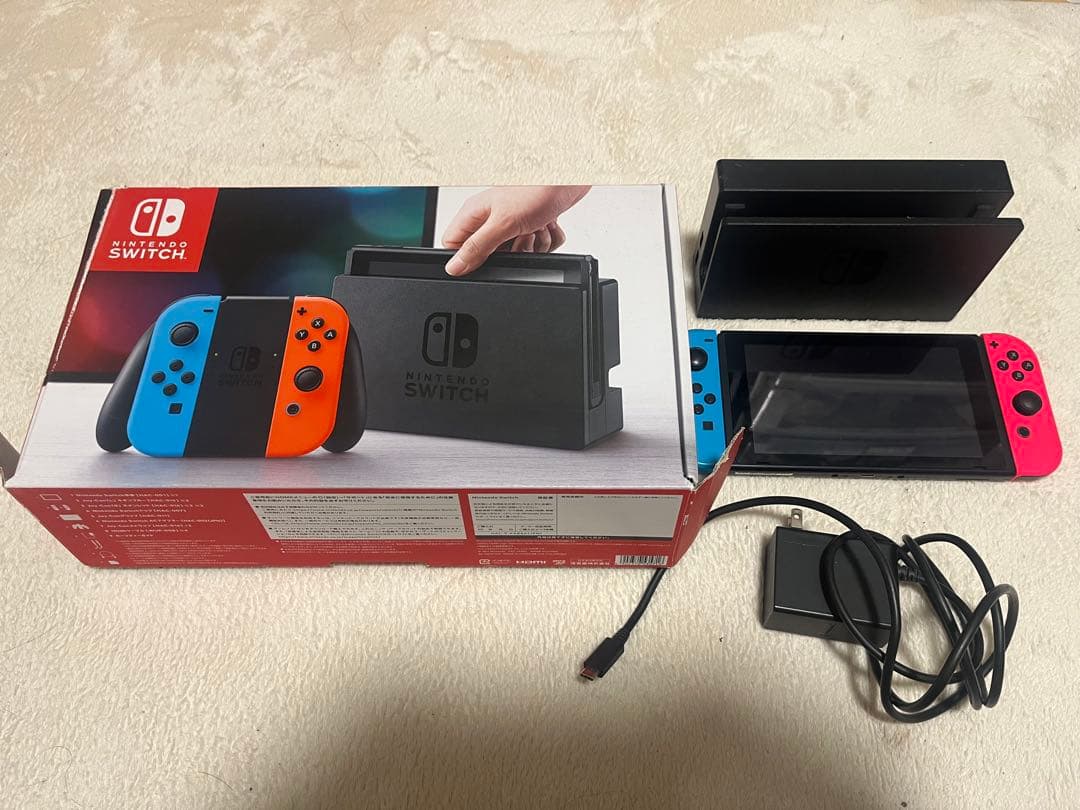 初代NintendoSwitch ネオンブルー/ネオンレッド ※注意事項あり
