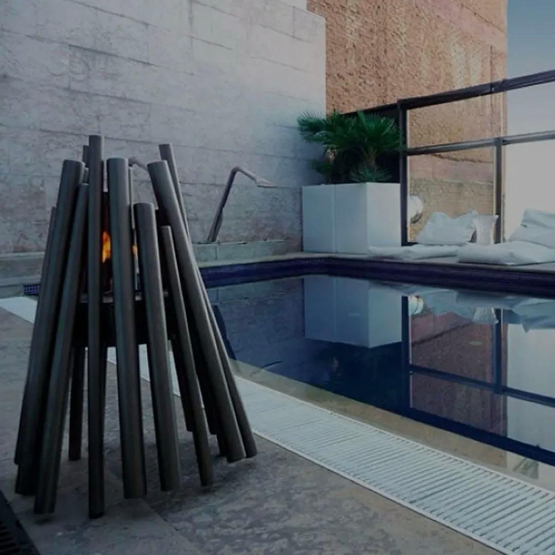 エコスマートファイヤー stix 約50万 モダンインテリアアー ブラック