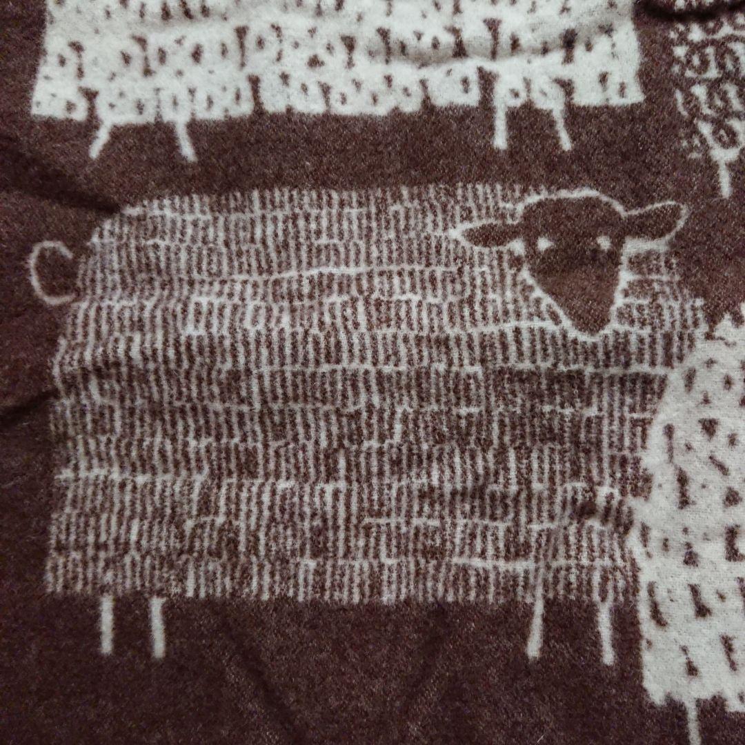 未使用 ラプアンカンクリ 鈴木マサル パカパート ウールブランケット ブラウン