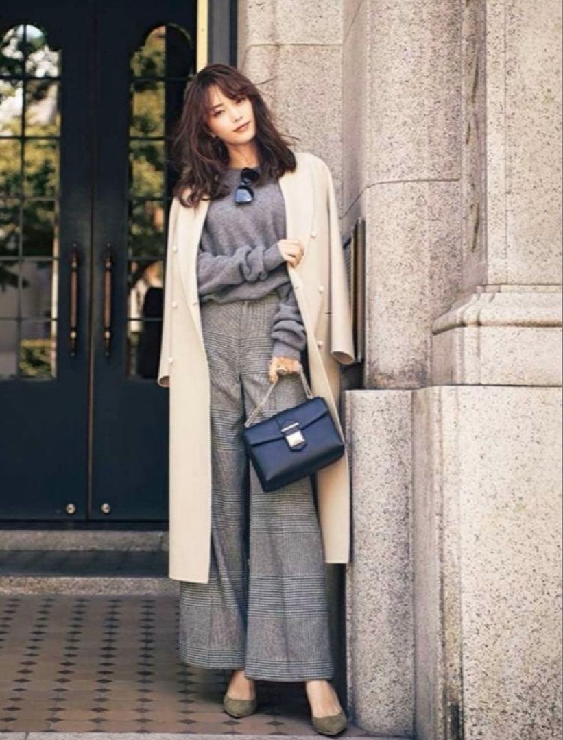 【希少】MADISON BLUE パールチェスターコート ミルクティーベージュ