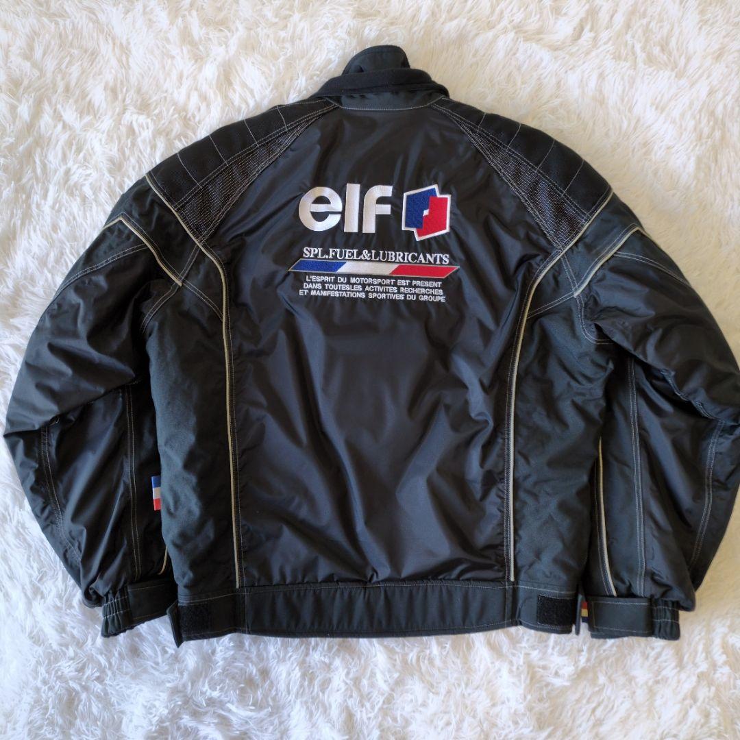 ✨美品✨ elf ジャケット LLサイズ 黒 ブラック バイクウェア