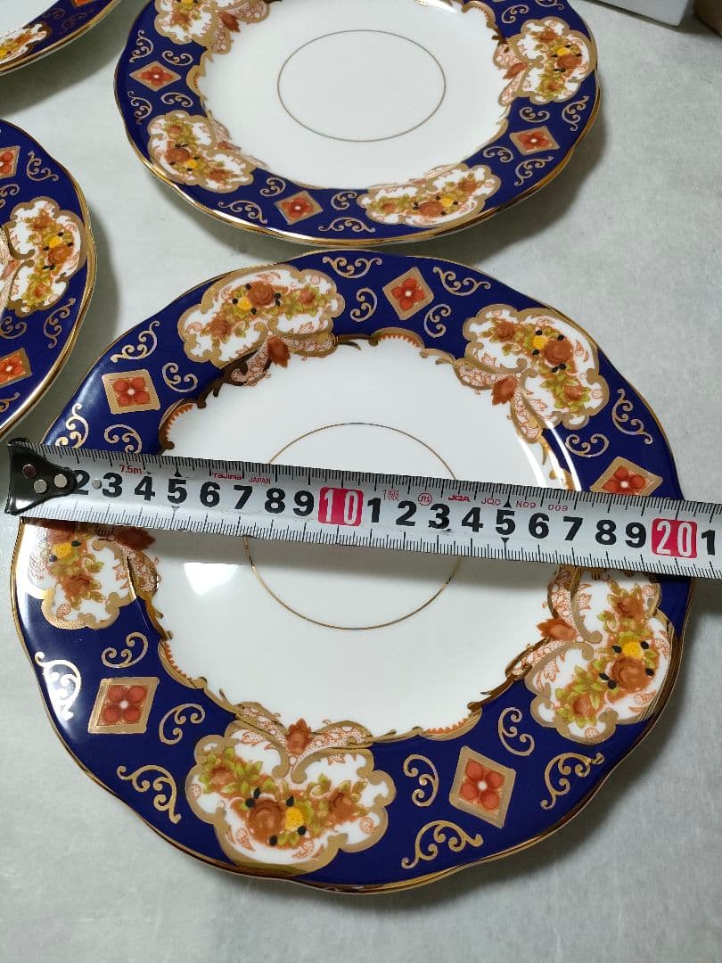 ロイヤルアルバート エアルーム20.5cmプレート 4枚セット 美品