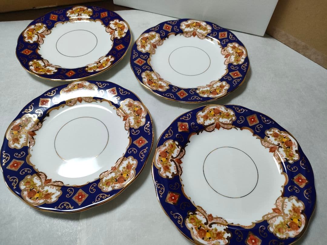 ロイヤルアルバート エアルーム20.5cmプレート 4枚セット 美品