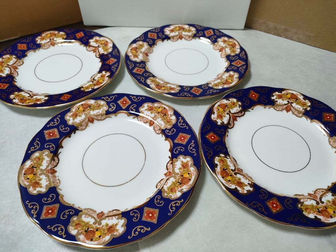 ロイヤルアルバート エアルーム20.5cmプレート 4枚セット 美品