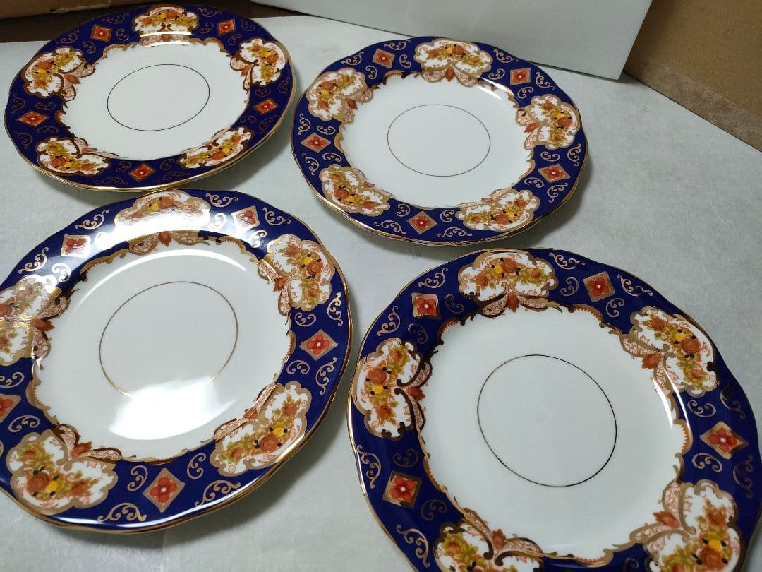 ロイヤルアルバート エアルーム20.5cmプレート 4枚セット 美品