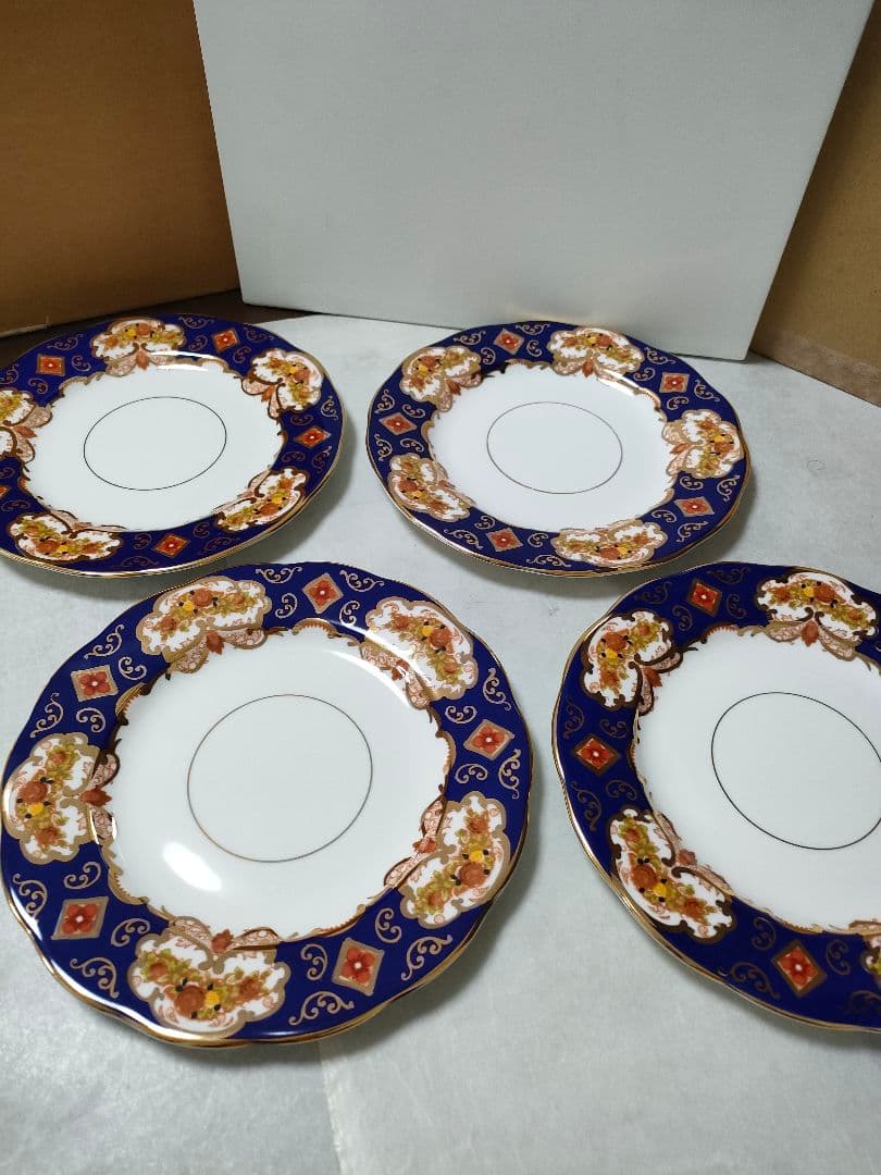 ロイヤルアルバート エアルーム20.5cmプレート 4枚セット 美品