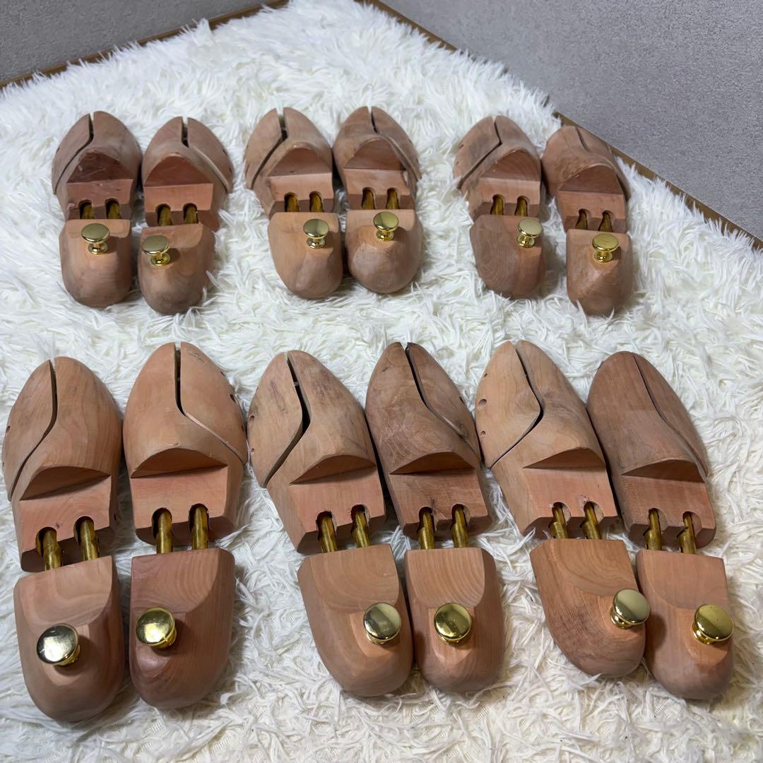 シューキーパー 木製 シューツリー 28.0〜29.0cm 6足セット