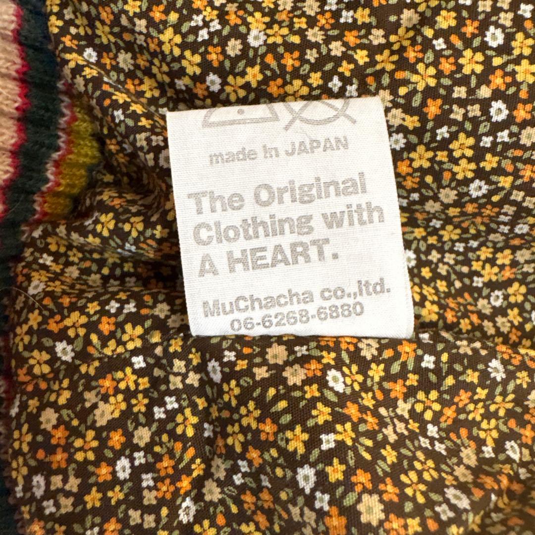 ムチャチャ　犬　花柄　ベスト