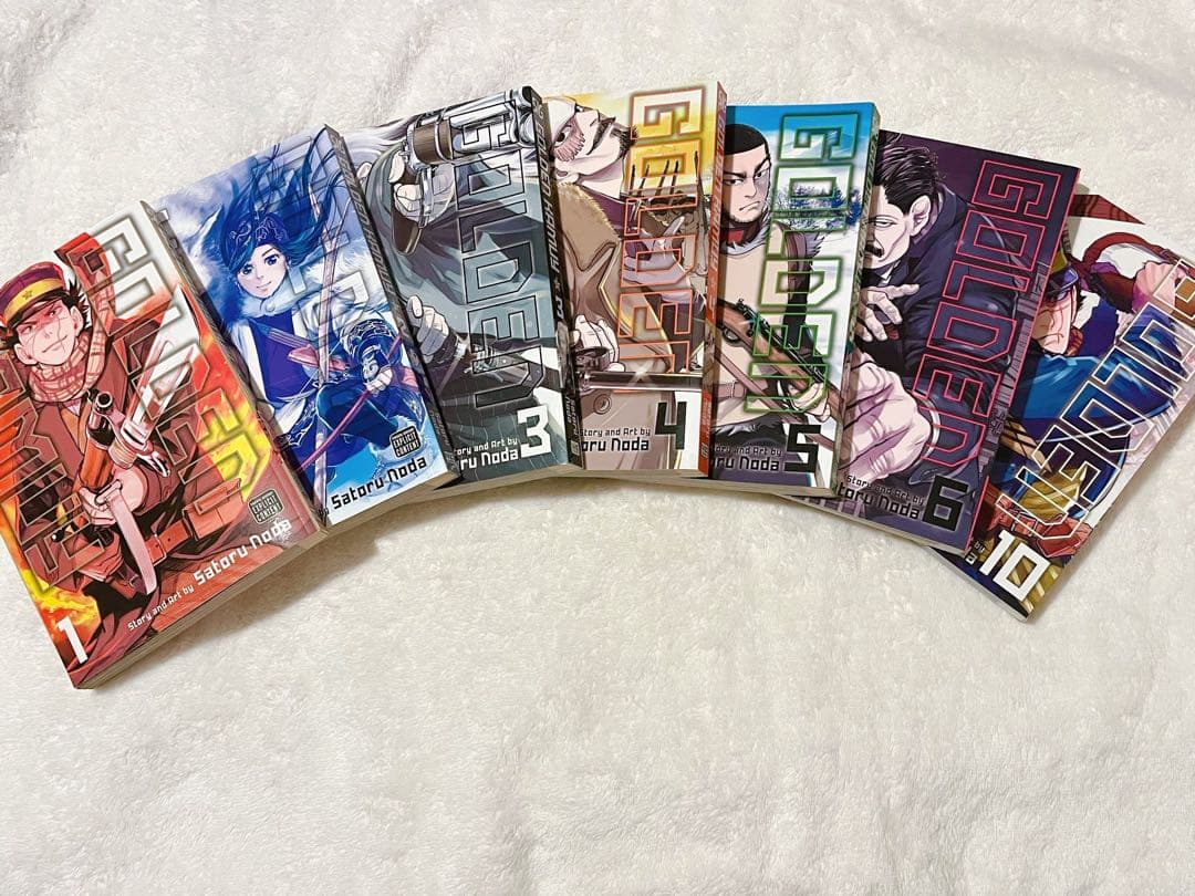 【英語/洋書】ゴールデンカムイ 1〜6、10巻　野田サトル