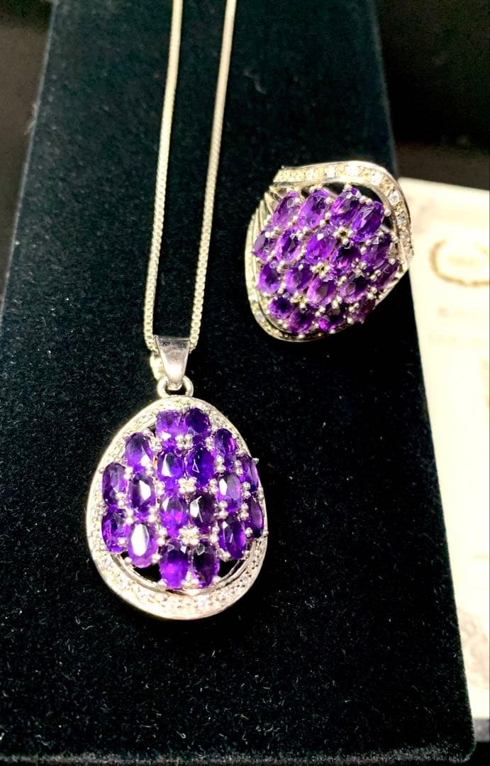 アメジスト S925 ジュエリー4点セット