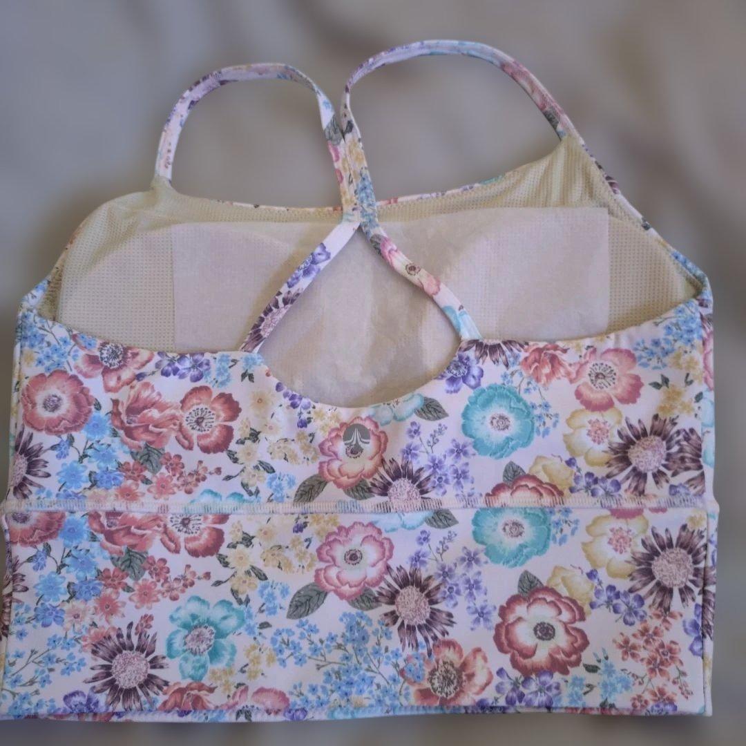 新品☆スカーラ☆エンブロイダリーブラトップ　L