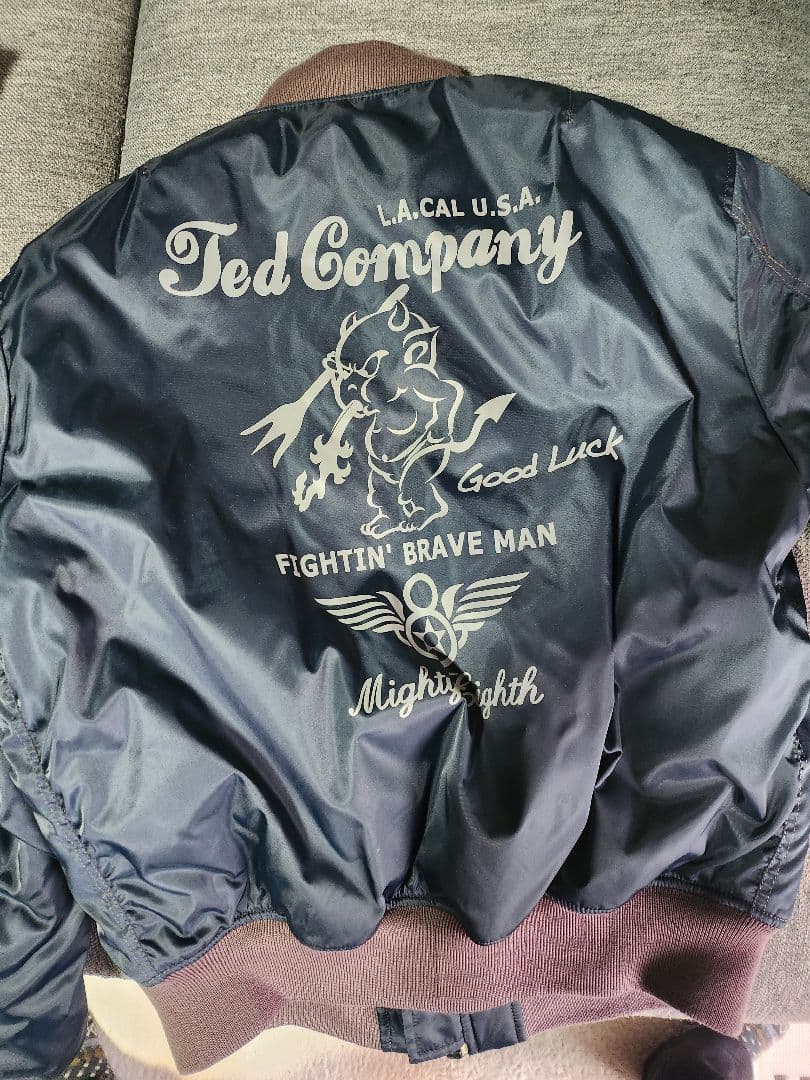 Ted Company MA-1 フライトジャケット 44 ネイビー