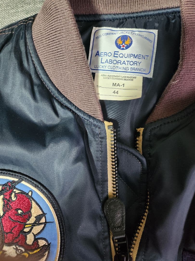 Ted Company MA-1 フライトジャケット 44 ネイビー