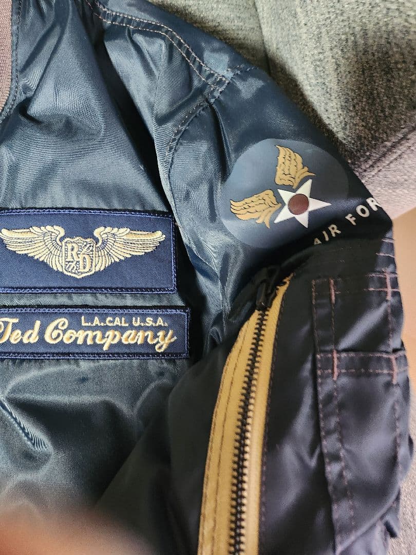 Ted Company MA-1 フライトジャケット 44 ネイビー