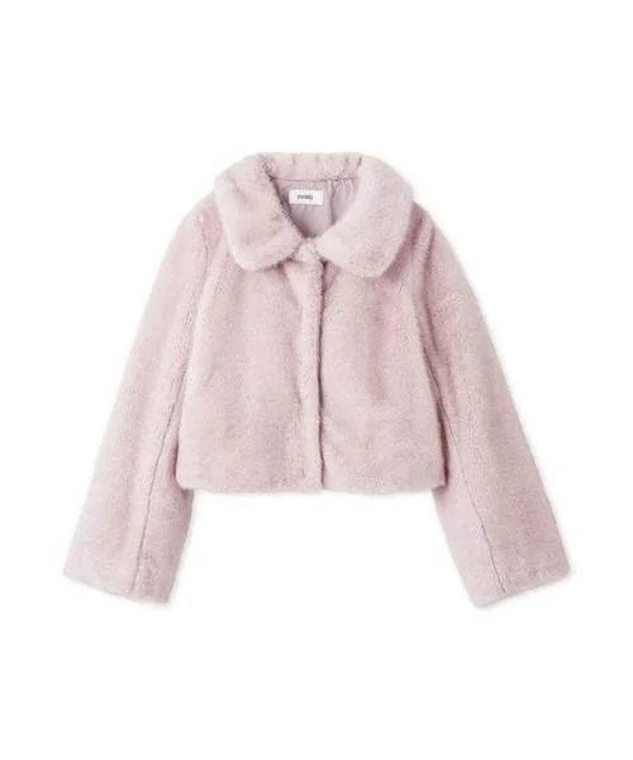 ろーる　 未試着タグ付き新品　ステンカラーショートファーコートジャケット