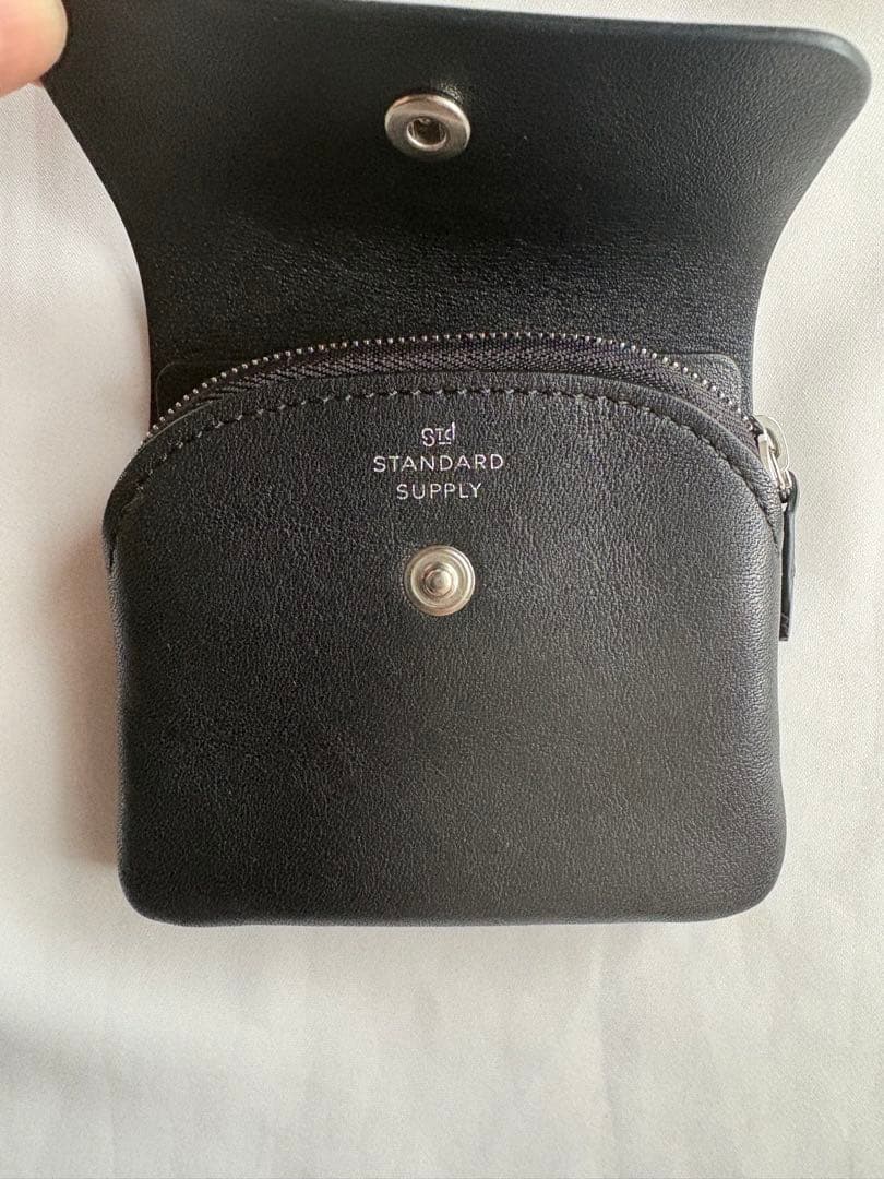 たけ！直営店購入　スタンダードサプライ レザー フラップ ウォレットS