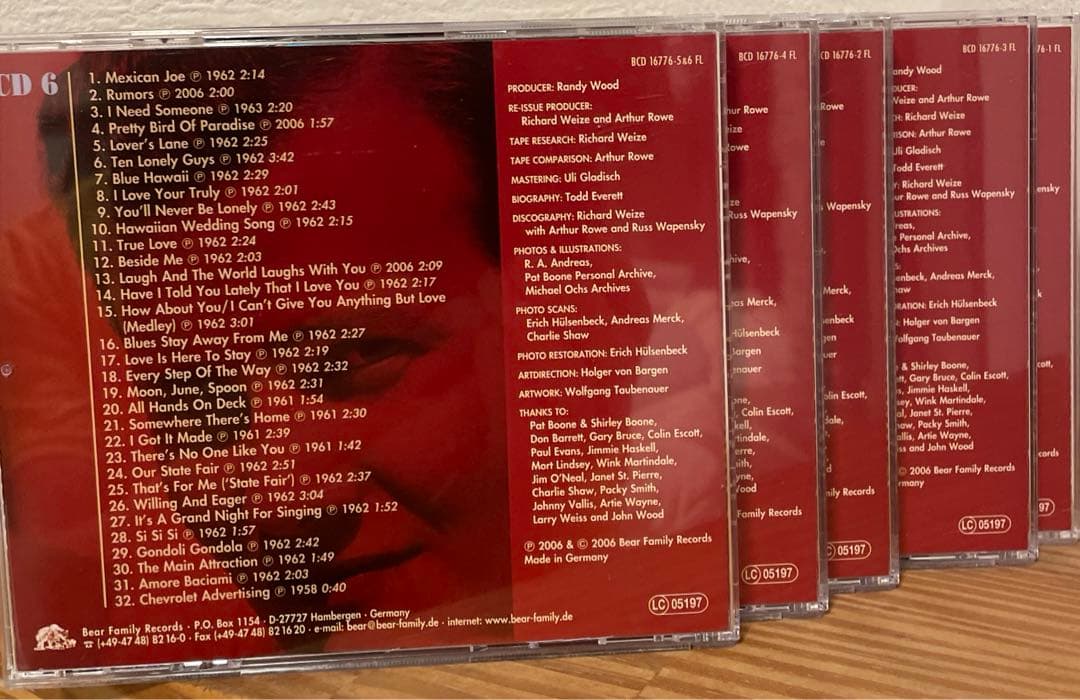 PAT BOONE THE SIXTIES 1960-1962 CDセット 希少