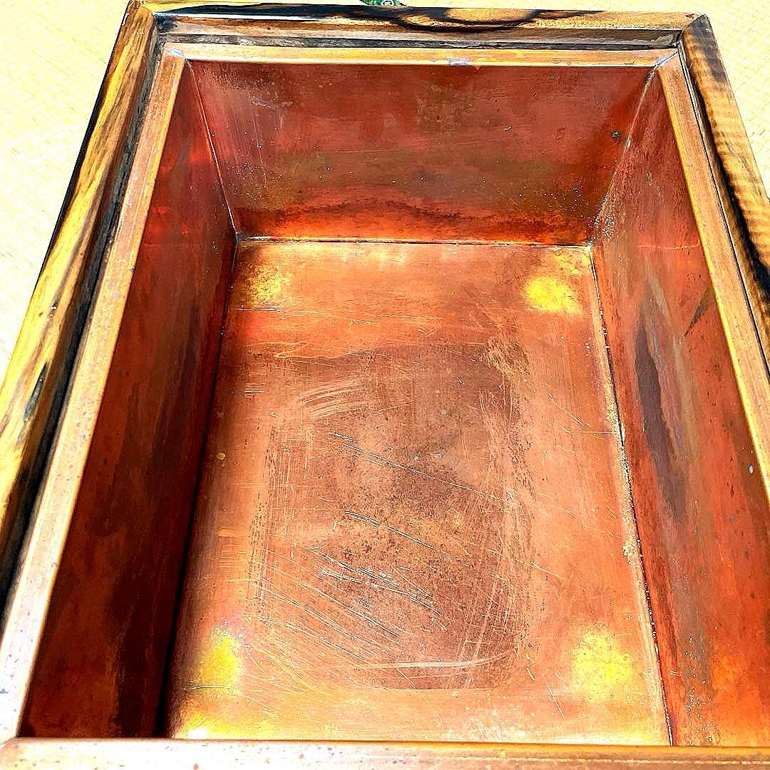 ⭐️骨董 長火鉢 古民具 アンティーク 古道具 テーブル　2way天板取り外し付