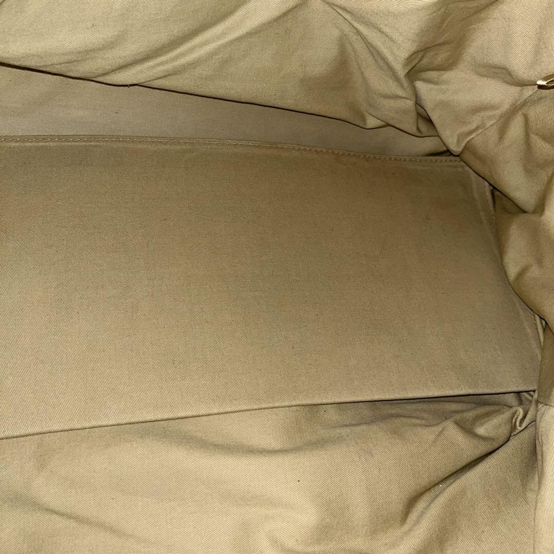 ポロラルフローレン　2way ボストンバッグ　チェック柄　旅行カバン　グリーン