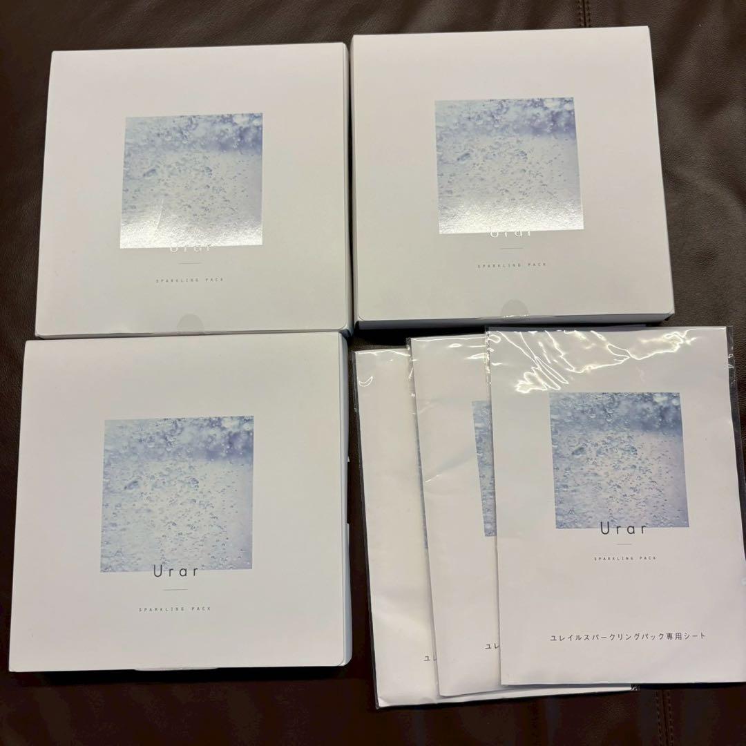 未使用‼️ Urar 炭酸パック+ユレイルスパークリングパック専用シート6個セット