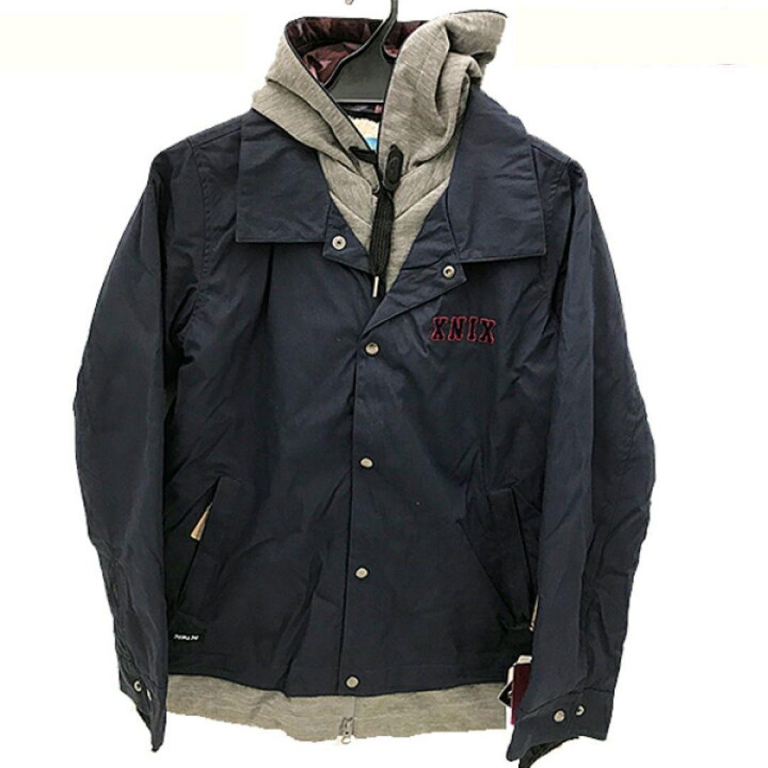 高機能★スノボウエア★スキーウエア★ネイビーコーチジャケット★マウンテンパーカー