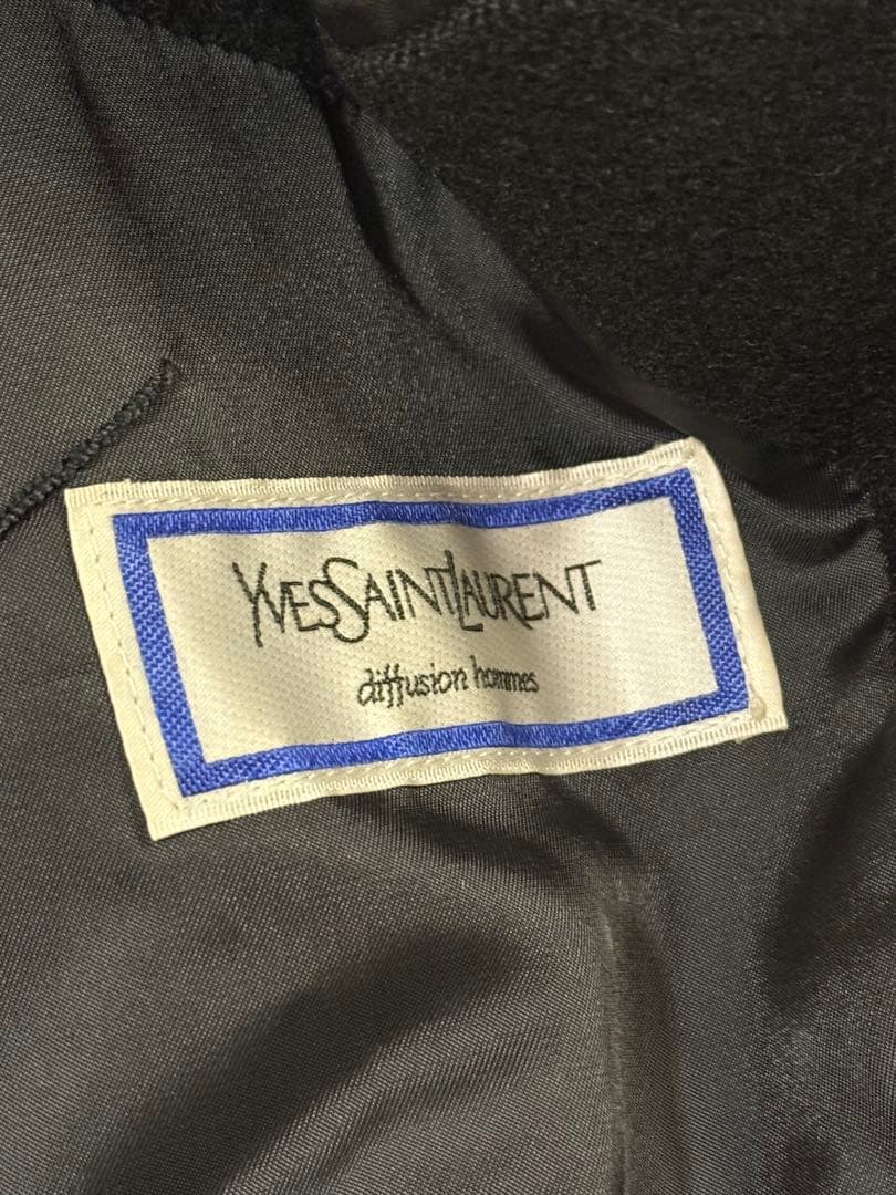 【美品】YSL diffusion hommes 90s ウールロングコート L
