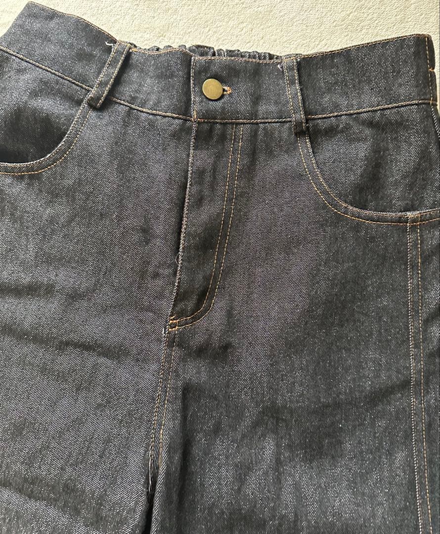 epnok ハイネックデニムジャケット カーブデニムパンツ