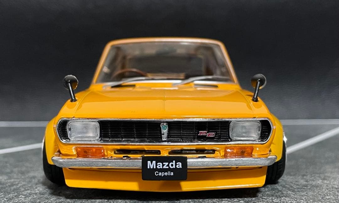 1/24 アシェット 国産名車 MAZDA カペラ 旧車 改造車 カスタムカー