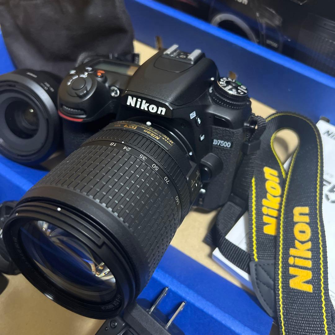 Nikon D7500 デジタルカメラ 本体とレンズ2本付き