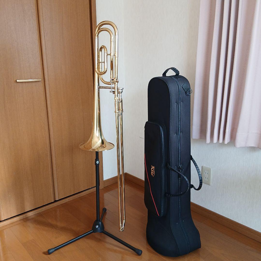 テナーバストロンボーン ケース付き マウスピースBACH 6-1/2AL付き