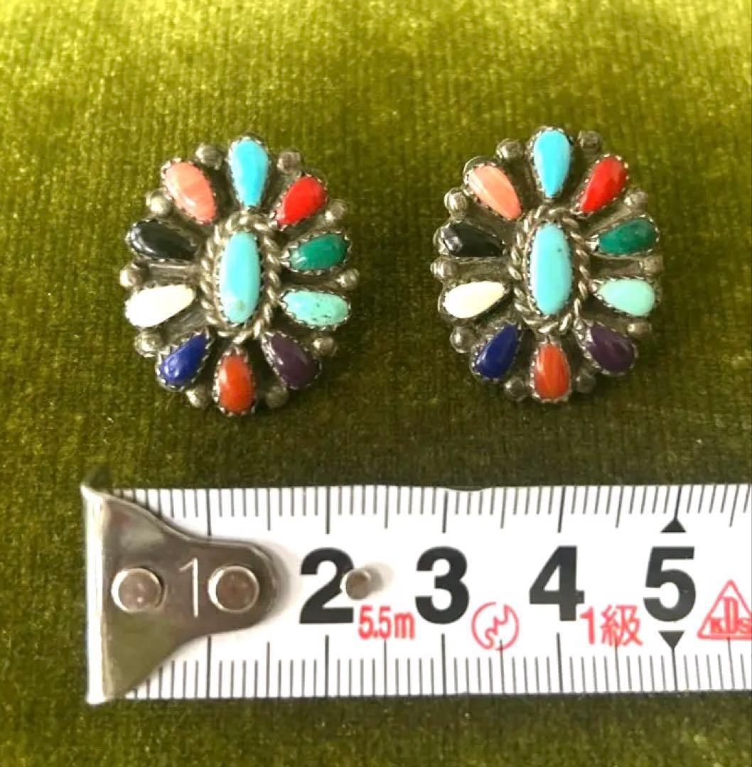ナバホ族　インディアンジュエリー　ピアス