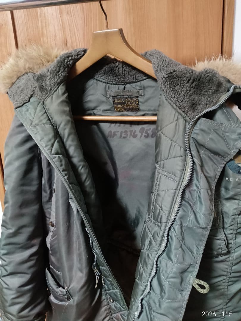 希少！最初期 黒タグ 50s N-3B ビンテージUSAF フライトジャケット