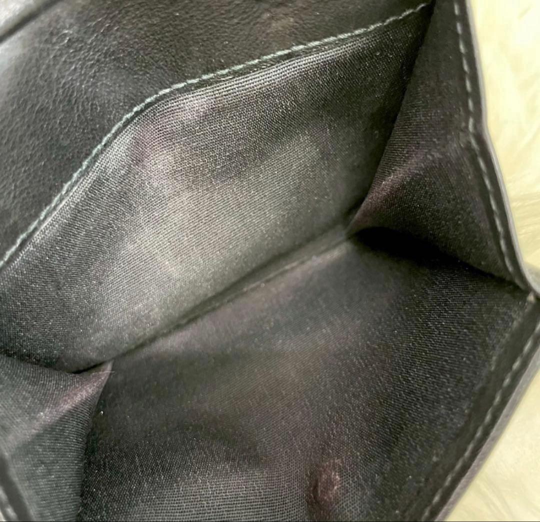 Dior　ディオール　ERLコラボ　二つ折り財布　レザー　フラワー　ロゴ