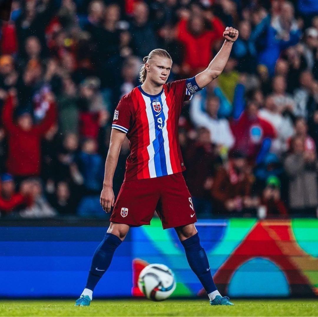 ナイキ ノルウェー代表 24-25 ユニフォーム ホーム ハーランド 正規品 L