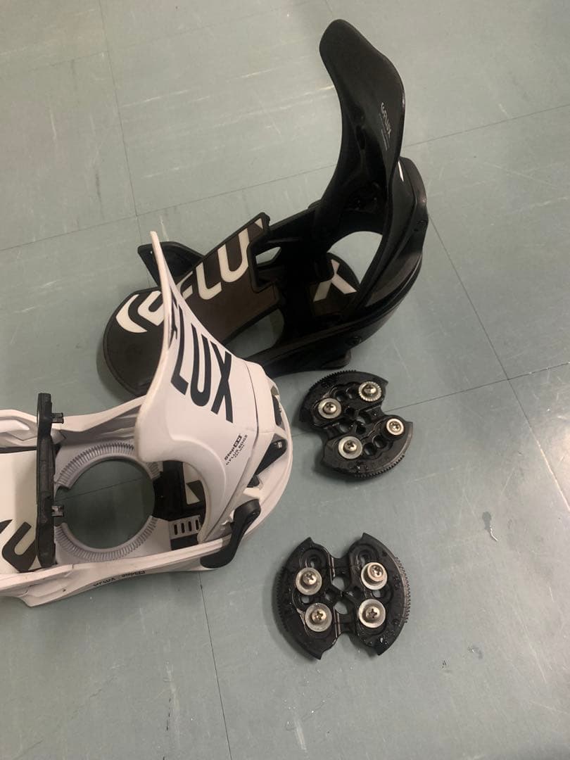 FLUX step onビンディング ホワイト/ブラック S