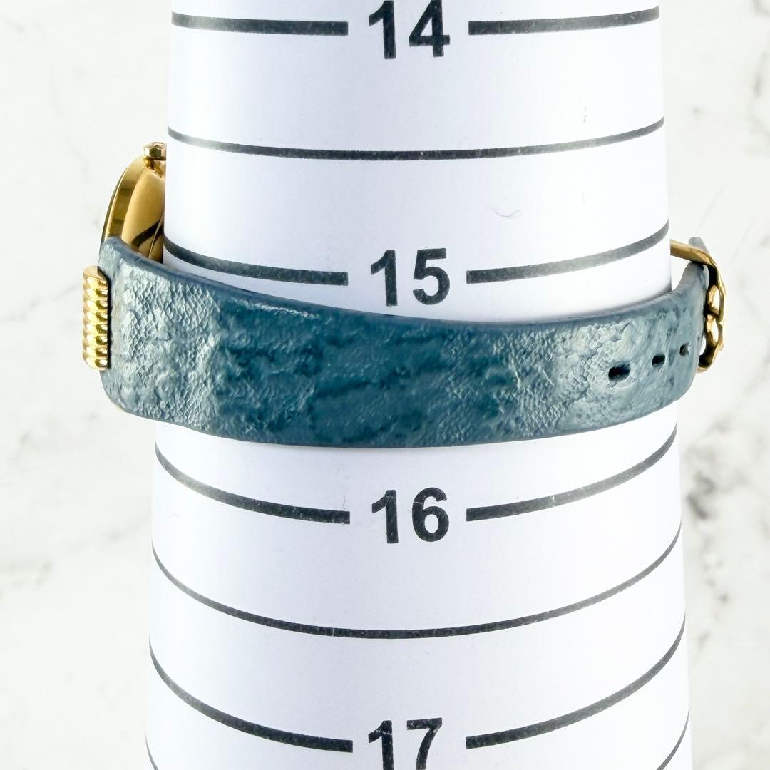 【新品電池】 Dior バギラ 46-153-3 ブルーシェル文字盤 クォーツ