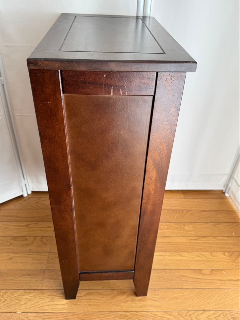 木製キャビネット サイドボード 電話台 花台 小物入れ 収納 ラック 戸棚