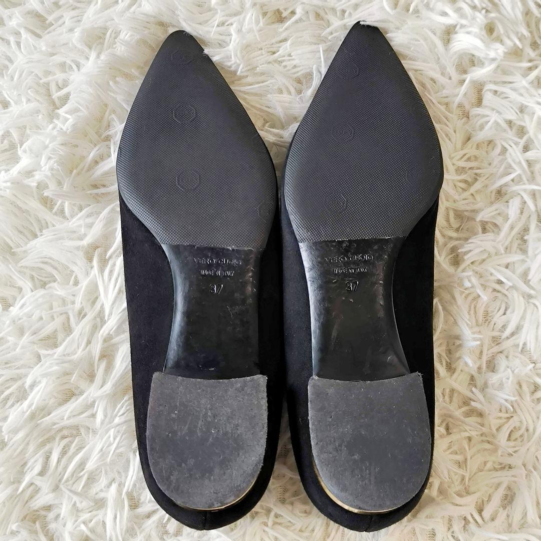 【美品】BALDAN バルダン フラットパンプス ポインテッドトゥ