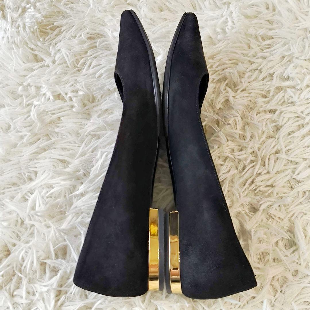 【美品】BALDAN バルダン フラットパンプス ポインテッドトゥ