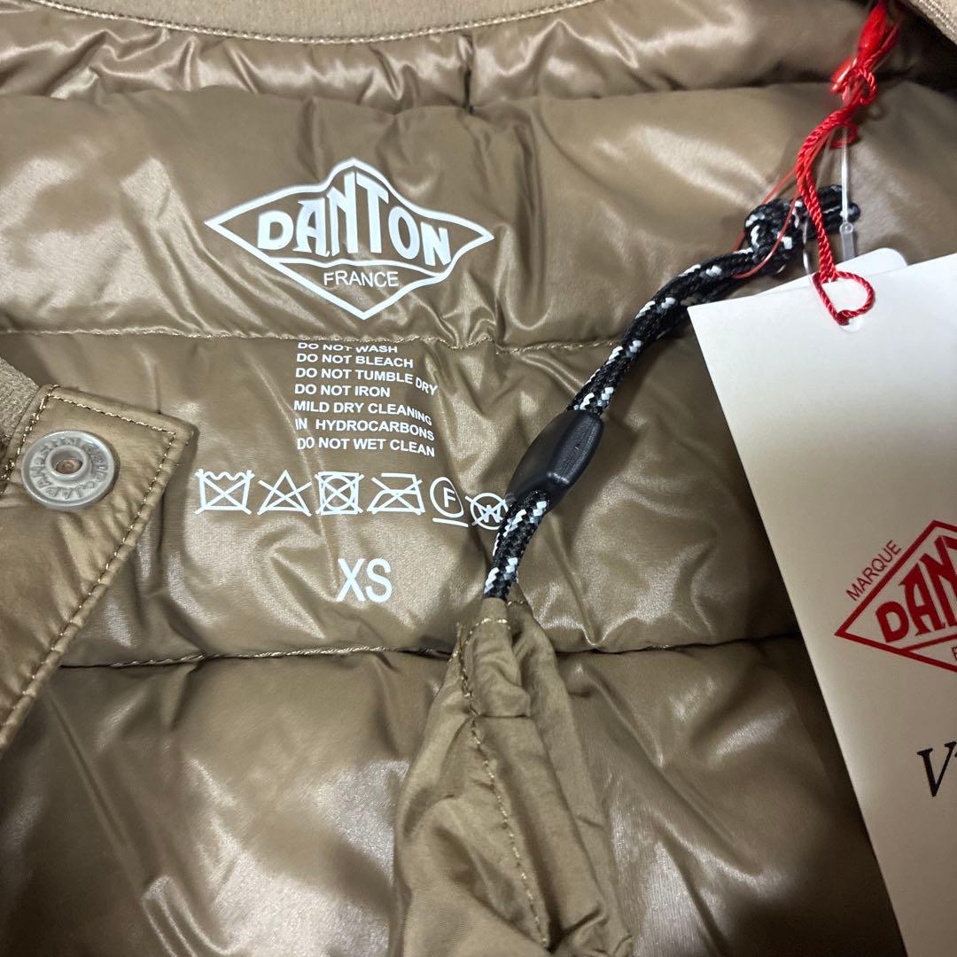 【新品未使用】DANTON ダントン インナーダウン クルーネック ベスト XS