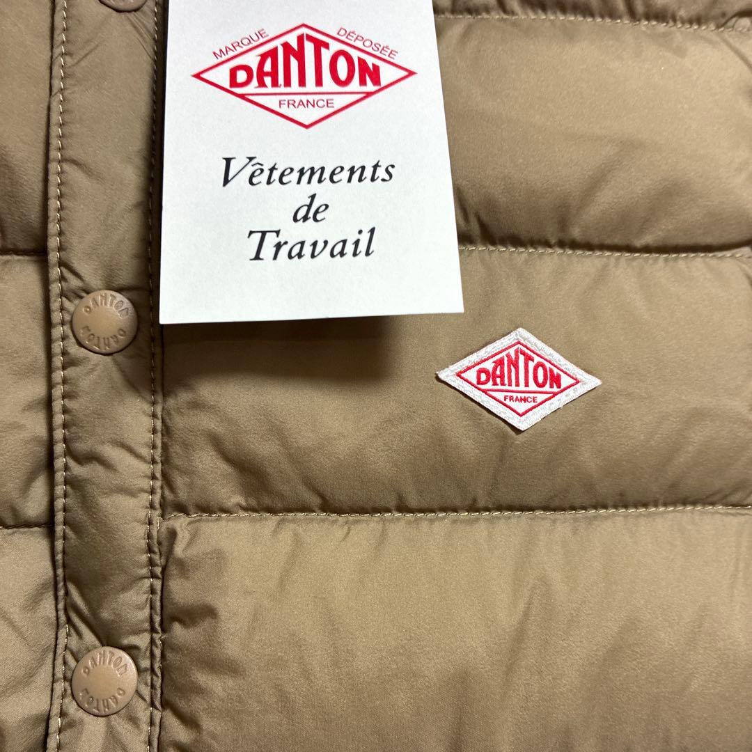 【新品未使用】DANTON ダントン インナーダウン クルーネック ベスト XS