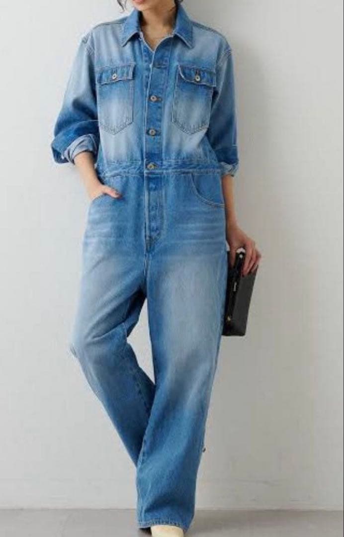 ウィムガゼット　デニムブルー オーバーオール
