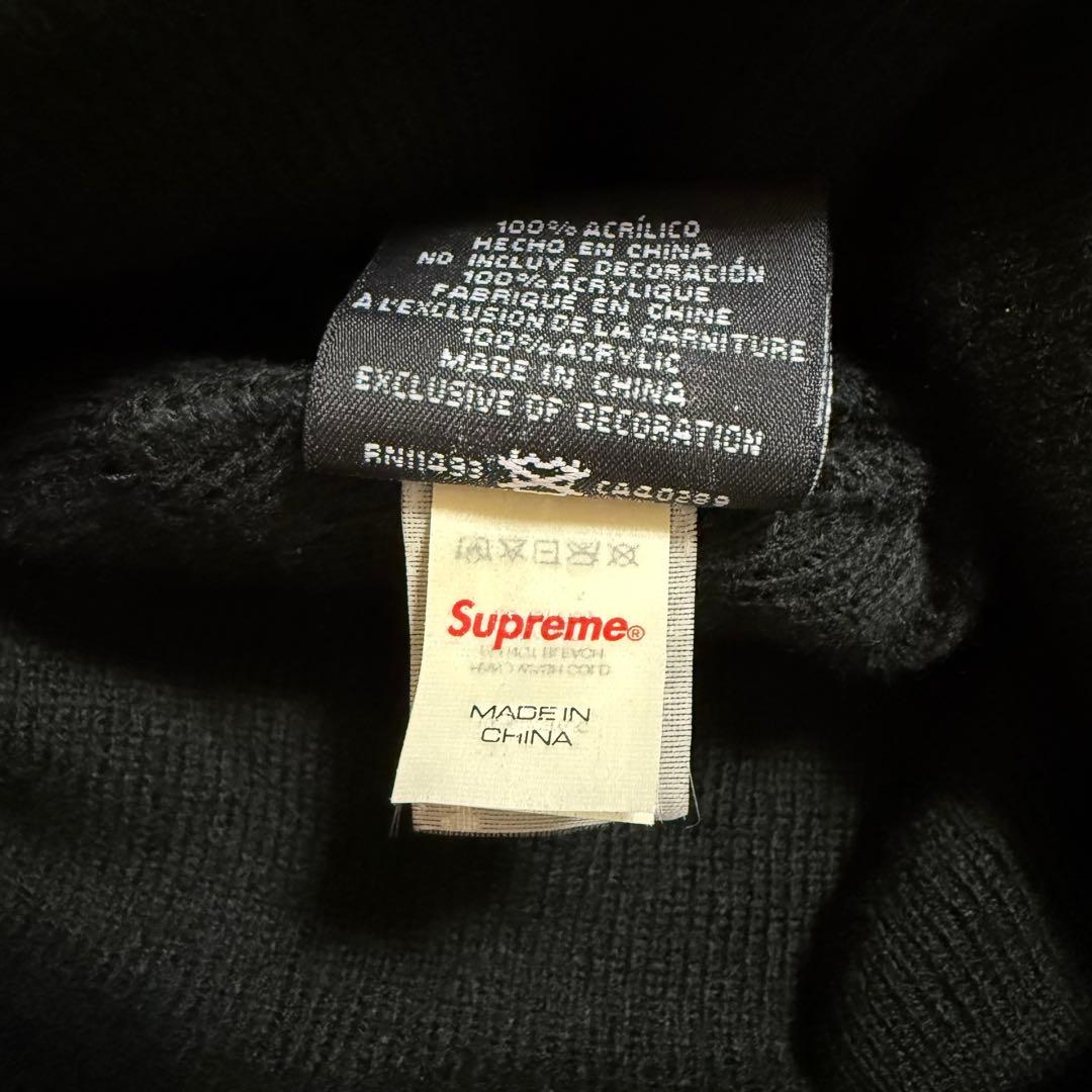 Supreme New Era S Logo Beanie ブラック 22aw