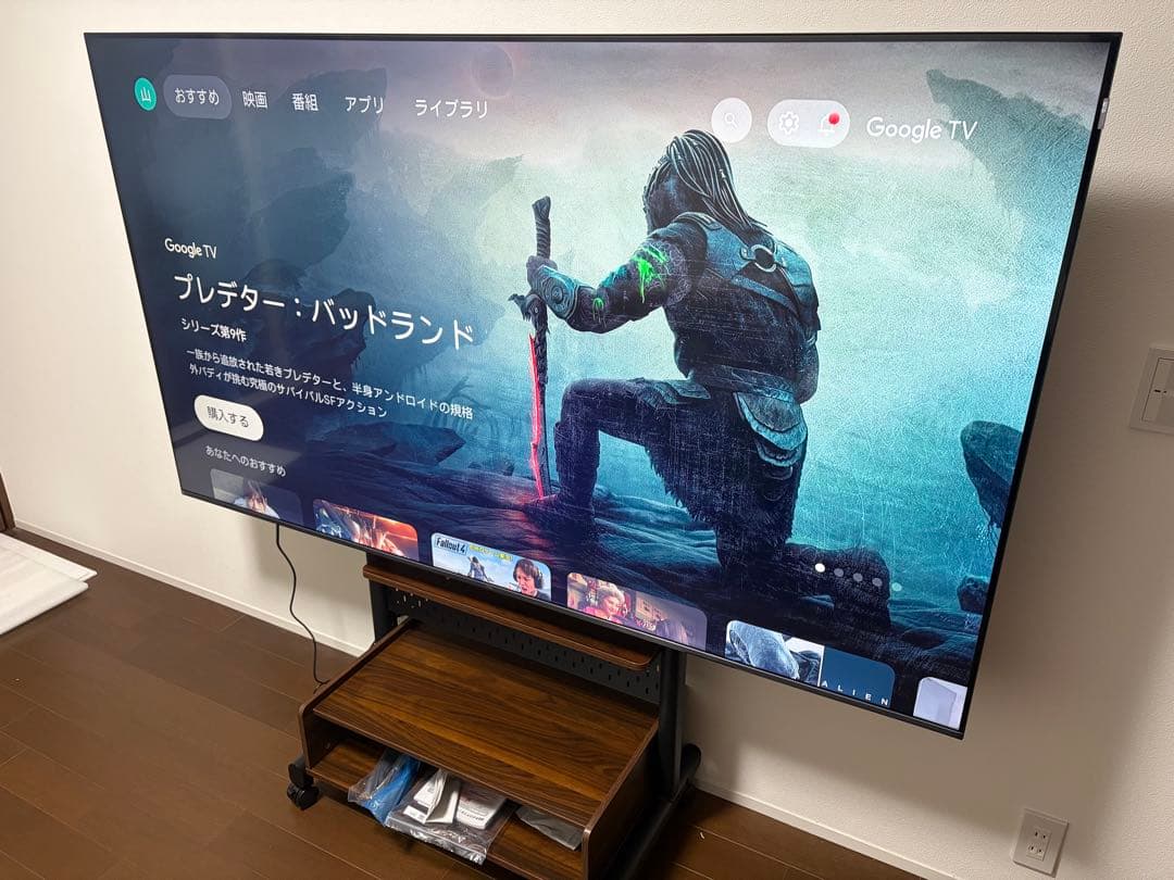 TCL テレビ　75インチ　75P8Kモデル　4k 144hz VRR対応
