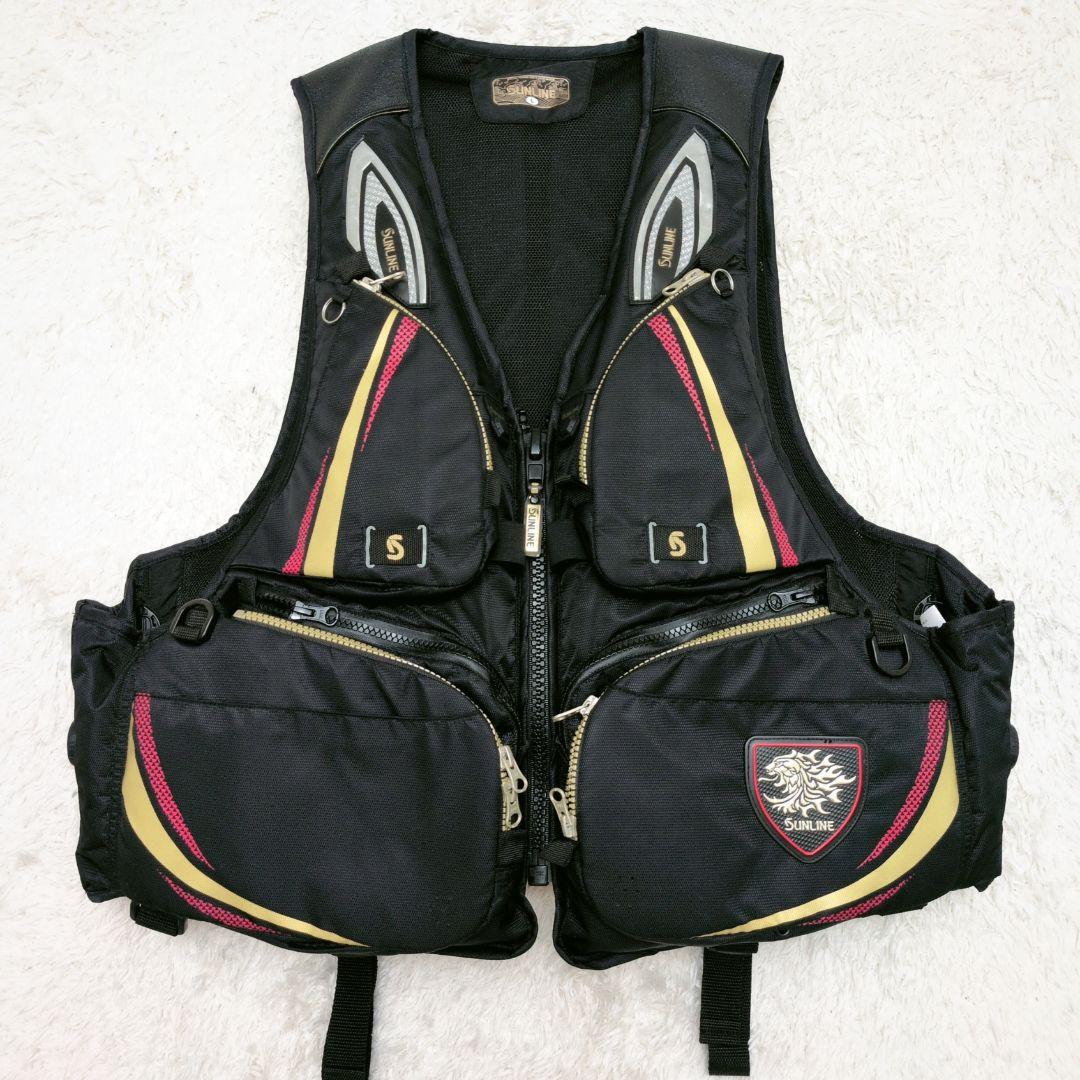 【極美品】サンライン　SUL-240　フローティングベスト　ライフジャケット　釣