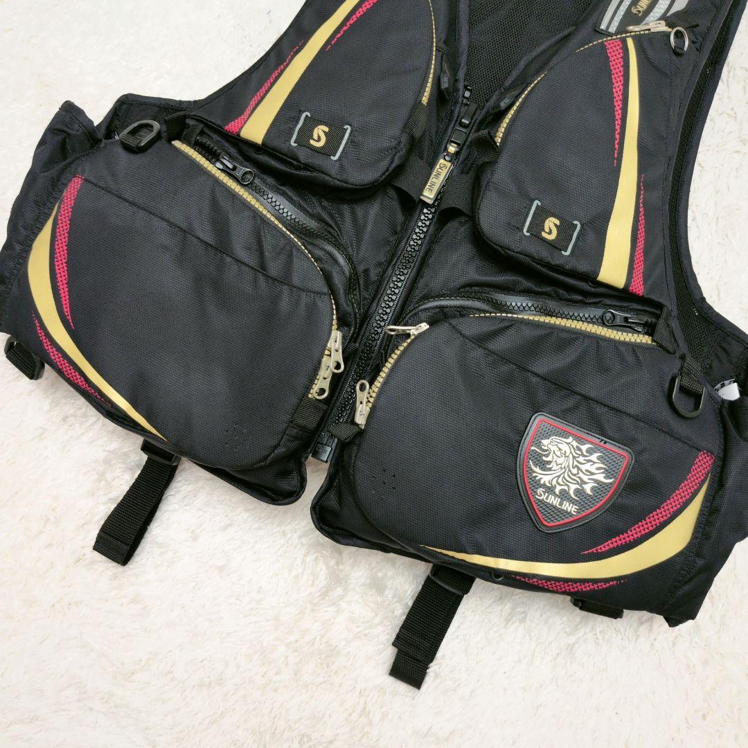 【極美品】サンライン　SUL-240　フローティングベスト　ライフジャケット　釣